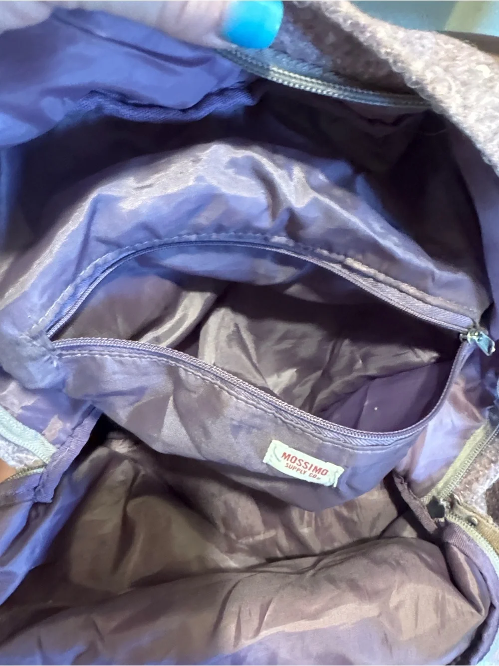 Sequined Lavender Backpack - Unbranded
